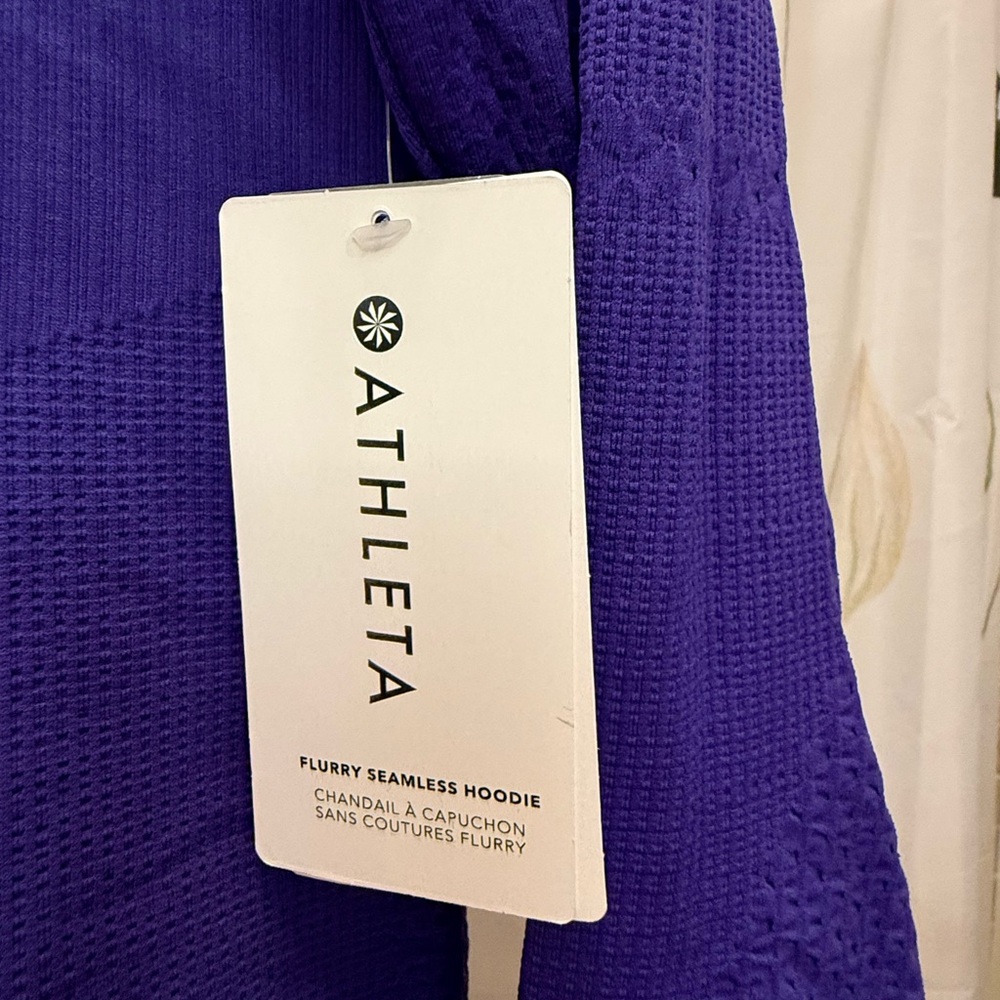 Athleta Flurry Seamless Hoodie NWT - Picture 2 of 4